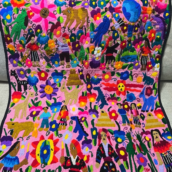 Hand embroidered Ethnic Wall Hanging or Tapestry - Picture 9 of 9